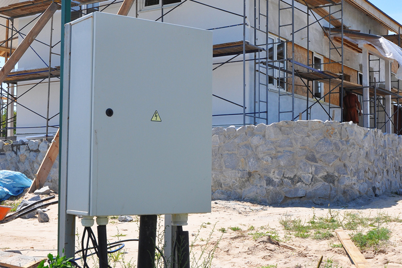 Baustrom bei Elektrotechnik Mank in Lauterbach - Allmenrod